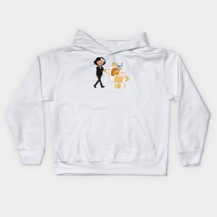 Simon, baby Finn and baby Jake Kids Hoodie